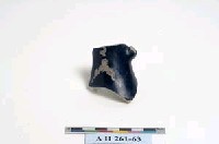 藏品(藍釉白花瓷殘件)的圖片